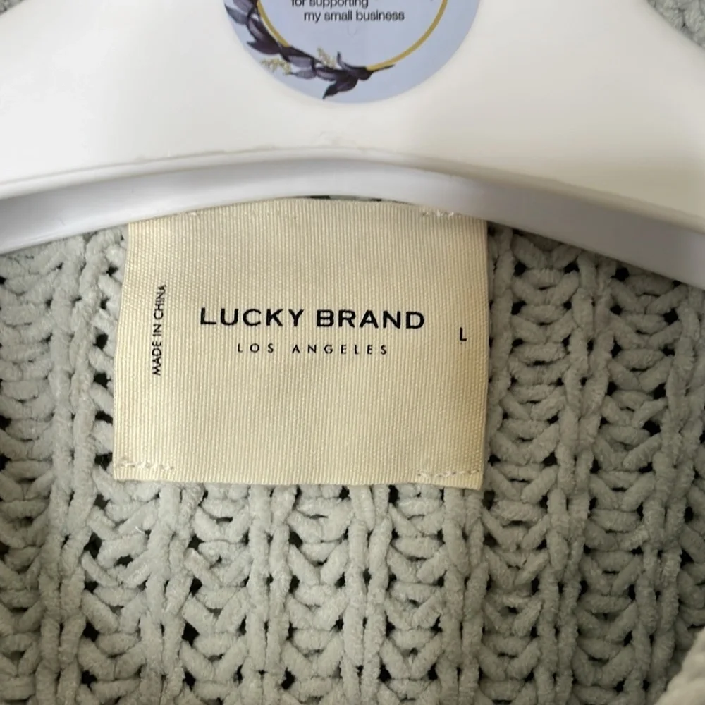 Lucky brand sweater size large. NWT. - Picture 4 of 9